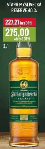 Ratio STARÁ MYSLIVECKÁ RESERVE 40% 0,7l nabídka