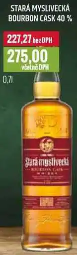 Ratio STARÁ MYSLIVECKÁ BOURBON CASK 40% 0,7l nabídka