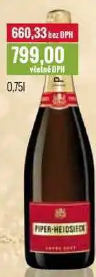 Ratio Champagne Cuvée brut Piper-Heidsieck 0,75l nabídka
