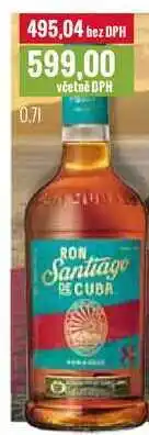 Ratio RON SANTIAGO DE CUBA 8YO 0,7l nabídka