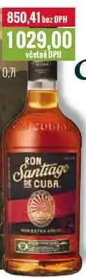 Ratio RON SANTIAGO DE CUBA 12YO 0,7l nabídka