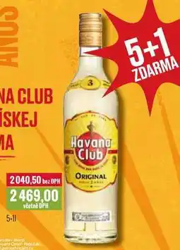 Ratio Havana Club 5+1l nabídka