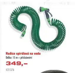 Uni Hobby Hadice spirálová na vodu Délka: 15 m + příslušenství nabídka