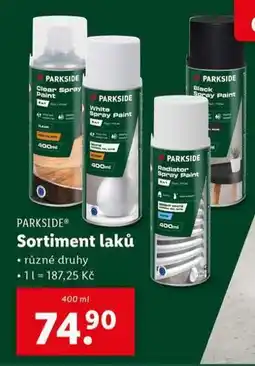 Lidl Sortiment laků nabídka