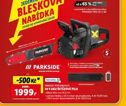 Lidl 40 v aku řetězová pila nabídka
