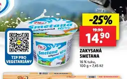 Lidl Zakysaná smetana nabídka