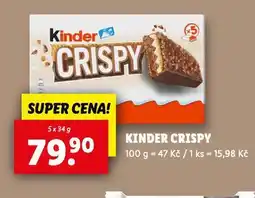Lidl Kinder cryspy nabídka