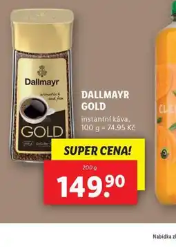 Lidl Dallmayr gold instantní káva nabídka