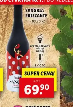 Lidl Sanfria frizzante nabídka