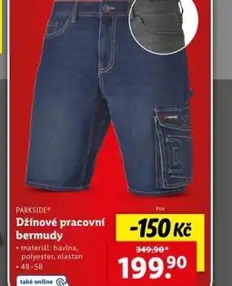 Lidl Džonové pracovní bermudy nabídka