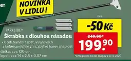 Lidl Škrabka s dlouhou násadou nabídka