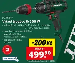 Lidl Vrtací šourobovák 300 w nabídka