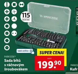 Lidl Sada bitů s ráčnoovým šroubovákem nabídka