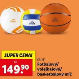 Lidl Fotbalový / volejbalový / basketbalový míč nabídka