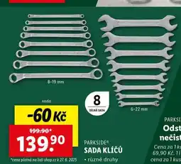Lidl Sada klíčů nabídka