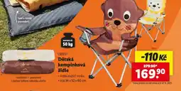 Lidl Dětská kempiková židle nabídka