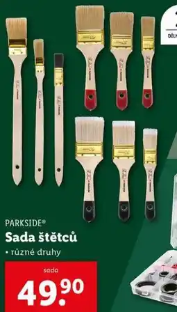 Lidl Sada štětců nabídka