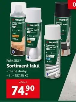 Lidl Sortiment laků nabídka