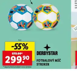 Lidl Fotbalový míč striker nabídka