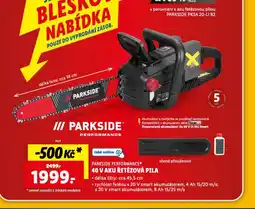 Lidl 40 v aku řetězová pila nabídka