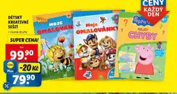 Lidl Dětský kreativní sešit nabídka