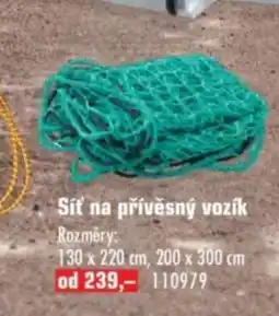 Uni Hobby Síť na přívěsný vozík Rozměry: nabídka