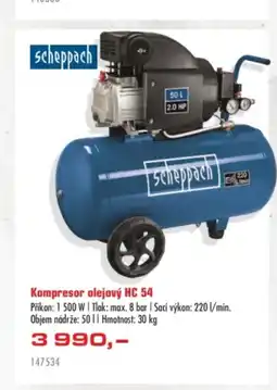 Uni Hobby Kompresor olejový HC 54 nabídka