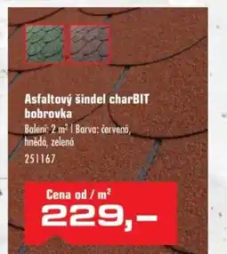 Uni Hobby Asfaltový šindel charBIT bobrovka nabídka