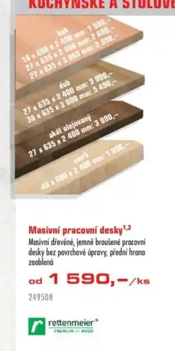 Uni Hobby Masivní pracovní desky 1,3 nabídka