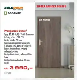 Uni Hobby Protipožární dveře¹ nabídka