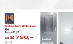 Uni Hobby Ocelové dveře ZK Hörmann¹ Plné nabídka