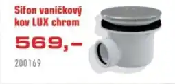Uni Hobby Sifon vaničkový kov LUX chrom nabídka