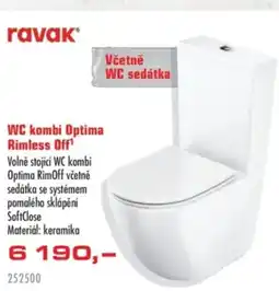 Uni Hobby WC kombi Optima Rimless Off nabídka