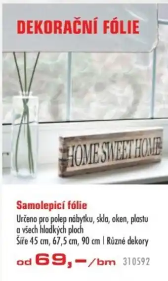 Uni Hobby Samolepicí fólie nabídka