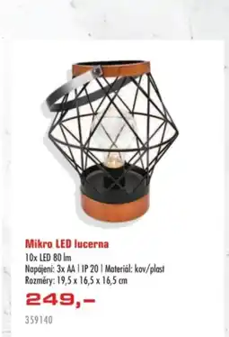 Uni Hobby Mikro LED lucerna nabídka