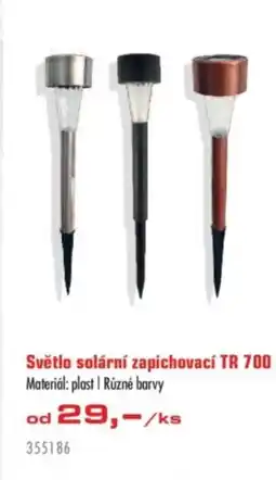 Uni Hobby Světlo solární zapichovací TR 700 nabídka