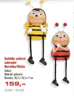 Uni Hobby Svítidlo solární zahradní Beruška/Včela nabídka