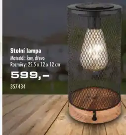 Uni Hobby Stolní lampa Materiál: kov, dřevo nabídka