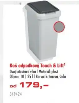 Uni Hobby Koš odpadkový Touch & Lift¹ nabídka