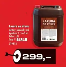 Uni Hobby Lazura na dřevo nabídka