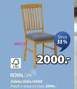JYSK ROYALOAR Jídelní židle HAGE nabídka
