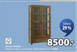 JYSK Vitrína JUNGEN nabídka