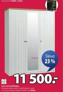 JYSK Šatní skříň MARKSKEL nabídka