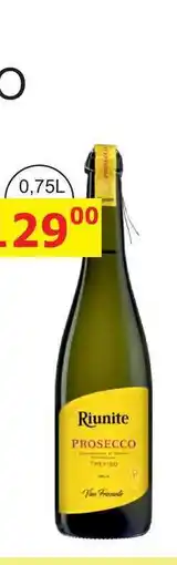 BENE Nápoje RIUNITE PROSECCO - SPAGO 0,75L nabídka