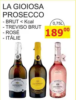 BENE Nápoje LA GIOIOSA PROSECCO 0,75l nabídka