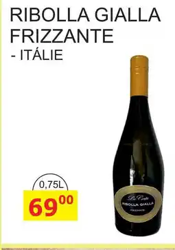 BENE Nápoje RIBOLLA GIALLA FRIZZANTE - ITÁLIE 0,75L nabídka