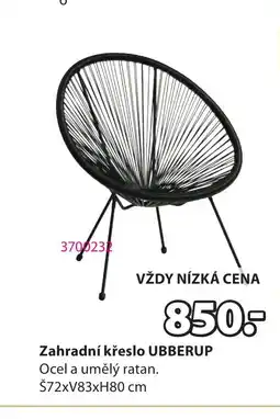 JYSK Zahradní křeslo UBBERUP nabídka