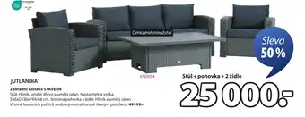JYSK JUTLANDIA® Zahradní sestava STAVERN nabídka