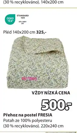 JYSK Přehoz na postel FRESIA nabídka