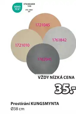 JYSK Prostírání KUNGSMYNTA nabídka